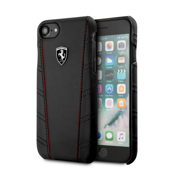 Ferrari iPhone 8 & iPhone 7 Cell Leather Hard Case