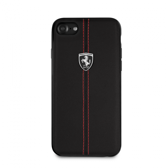 iPhone 8 & iPhone 7 Ferrari Genuine Leather Hard Case