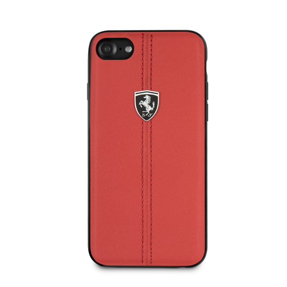iPhone 8 & iPhone 7 Ferrari Genuine Leather Hard Case