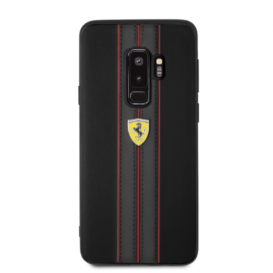 Samsung Galaxy S9 Plus Ferrari PU leather hard case