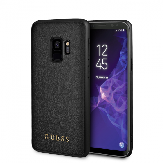 Guess Black Hard Phone Case for Samsung Galaxy S9