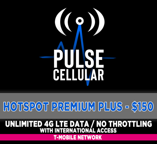 Hotspot/Mobile Internet Premium Plus - Unlimited LTE Data with International Access
